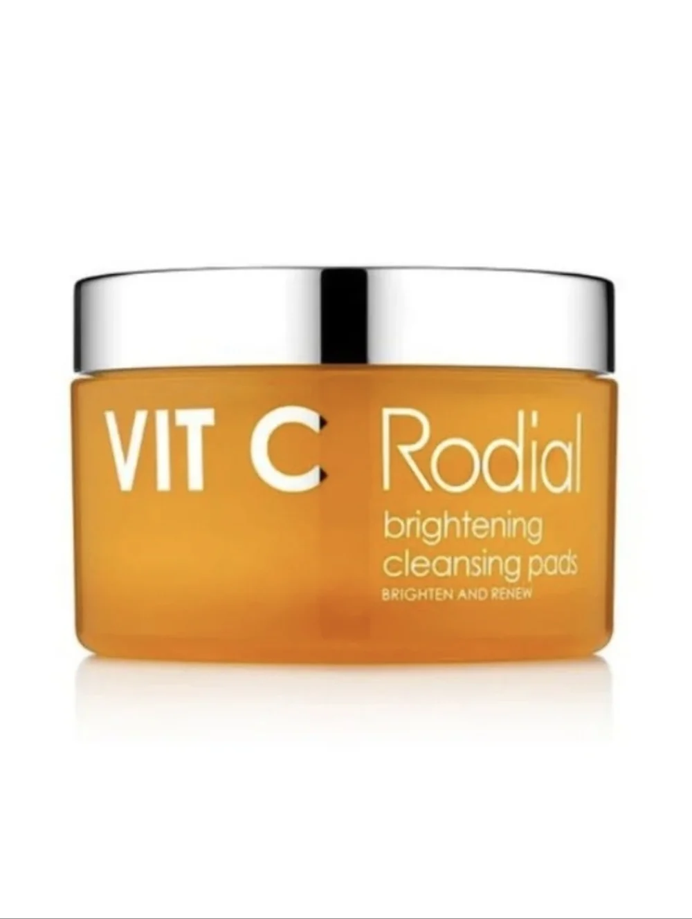 CLEARANCE! Rodial VIT C Brightening Cleansing Pads, Brighten & Renew 50 pads NIB